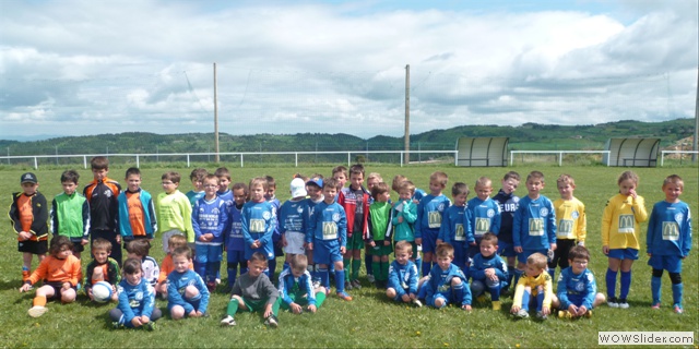 Les 8 équipes U7.