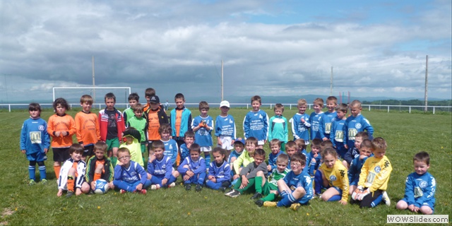 Les 8 équipes U7.