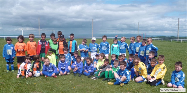 Les 8 équipes U7.